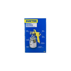 Pistola para pintar de alta presión, capacidad 1000 ml, 72 PSI con vaso reforzado Surtek