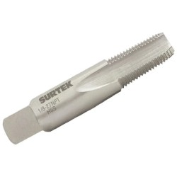 Machuelo de acero al carbón para tubo 1/8" - 27 NPT Surtek