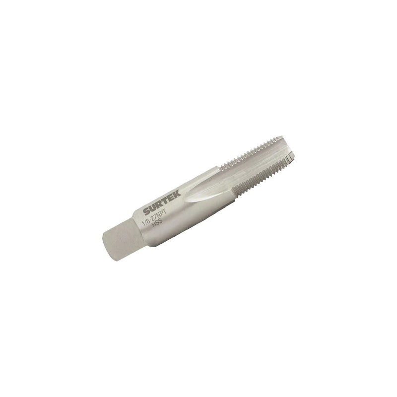 Machuelo de acero al carbón para tubo 1/8" - 27 NPT Surtek
