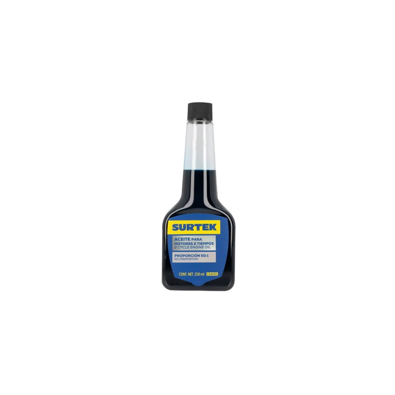 Aceite mineral dos tiempos 50:1, 250 ml Surtek