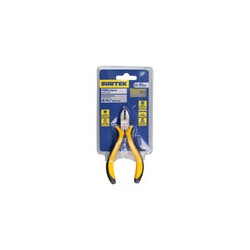 Mini pinza para electrónica con mango bimaterial de 4-5/16" corte diagonal Surtek