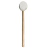 Mazo con cabeza de hule blanco con mango de madera de 14", 16 oz Surtek