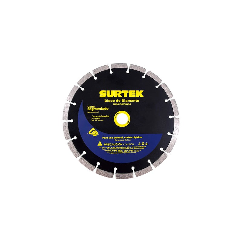 Disco de diamante segmentado, 5" Surtek