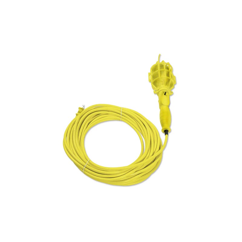 Lámpara de taller con canastilla plástica, color amarillo 8 m Surtek