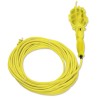 Lámpara de taller con canastilla plástica, color amarillo 8 m Surtek