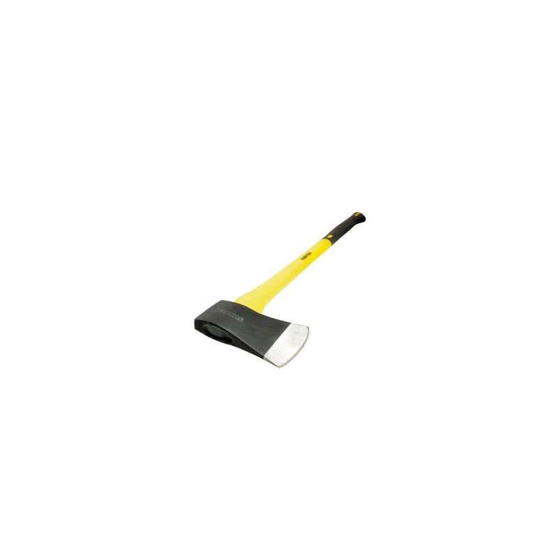 Hacha tipo Michigan de cabeza forjada en acero con mango de fibra de vidrio de 36"