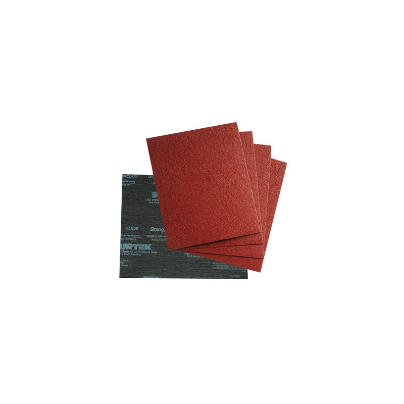 Lija roja para esmeril, grano 50 Surtek