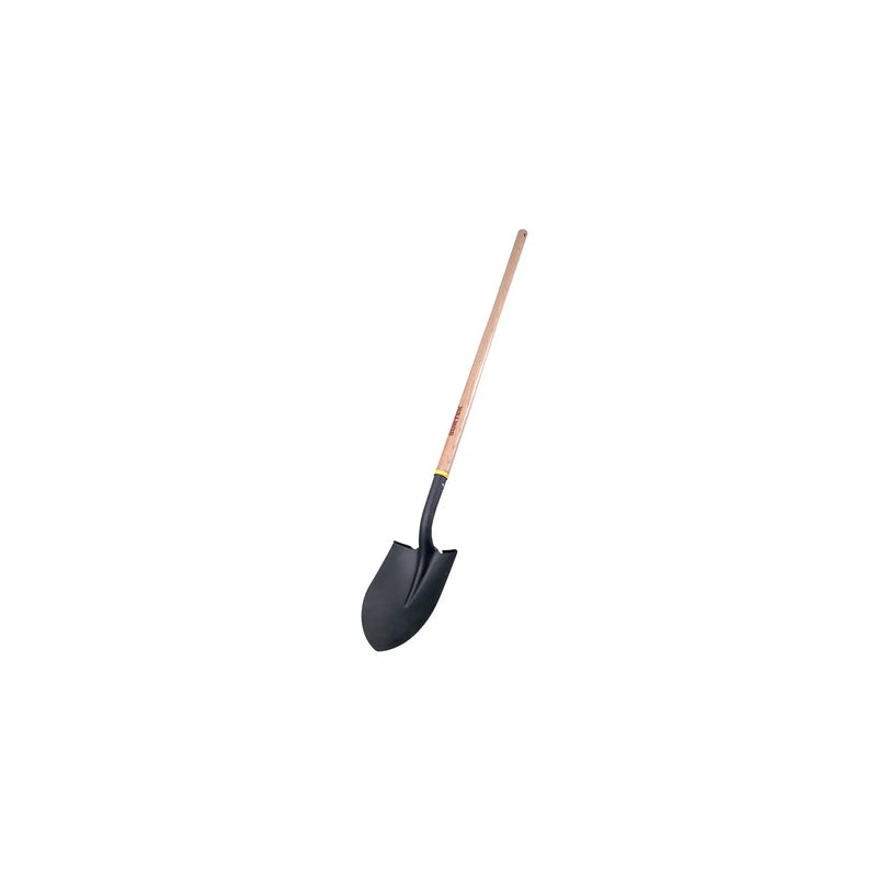 Pala con mango largo de madera, redonda Surtek