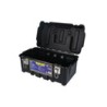 Caja portaherramientas plástica con broches metálicos 21" x 10" x 10" Surtek