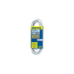 Extensión eléctrica plana aterrizada color amarillo, 3 m Surtek