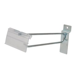 Gancho para panel ranurado con preciador plástico, 8" Surtek
