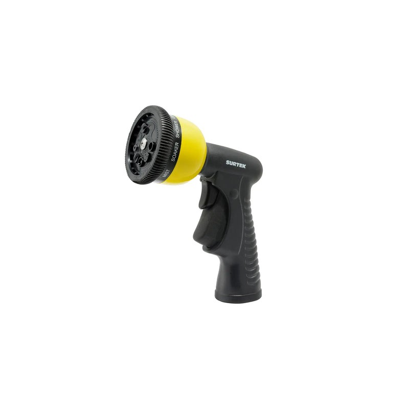 Pistola para riego con recubrimiento de PVC con 9 funciones 3/4" GHT Surtek