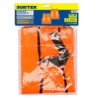 Chaleco de seguridad de malla de poliéster con correas ajustables naranja unitalla Surtek