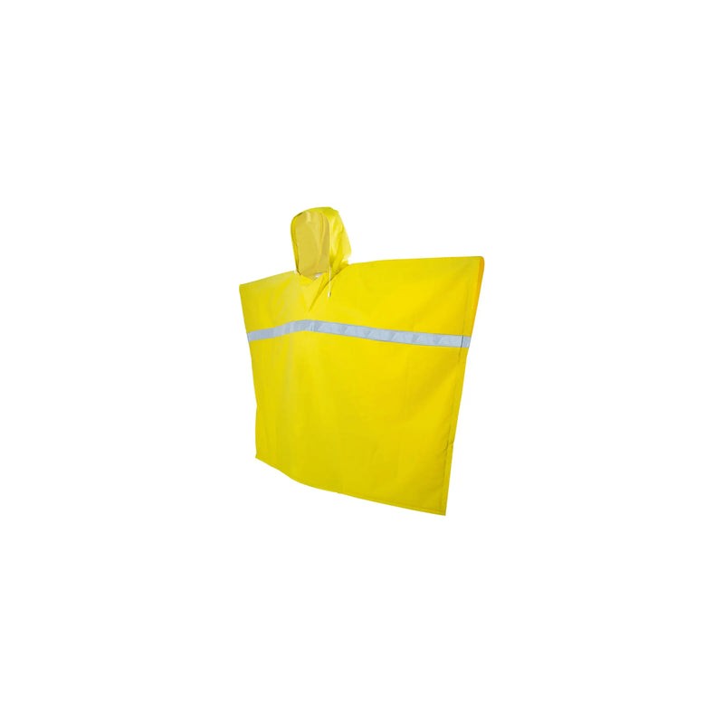 Poncho impermeable con cintas reflejantes unitalla Surtek