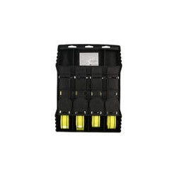 Juego de sujetadores tipo matraca, 4 piezas Surtek