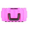 Caja portaherramientas plástica con broches metálicos y tapa rosa 17" x 9" x 8" Surtek