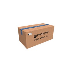 Caja portaherramientas metálica color amarillo con charola 16" x 7" x 6" Surtek