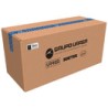 Caja portaherramientas metálica color amarillo con charola 23" x 9" x 7" Surtek