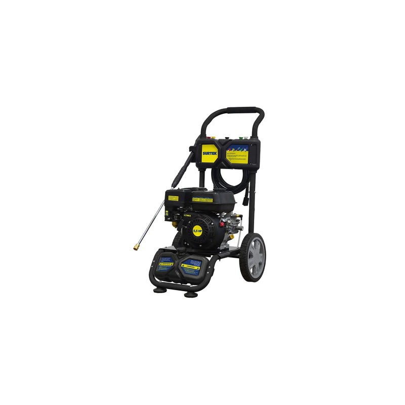 Hidrolavadora a gasolina 5.5 HP 2900 PSI, 7.2 Lt por minuto flujo máximo Surtek