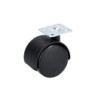 Rodaja tipo yoyo con placa 40 mm Surtek