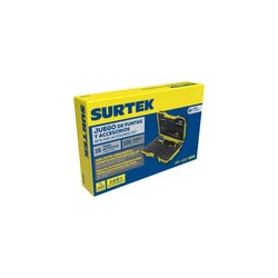 Juego de puntas y accesorios hexágono de 1/4", 101 piezas Surtek