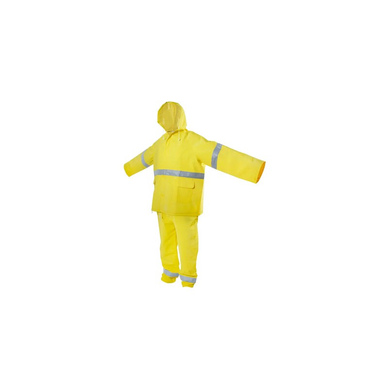 Impermeable con cintas reflejantes EG, 2 piezas Surtek