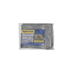 Lona de polietileno reforzada color gris 2 x 3 m Surtek