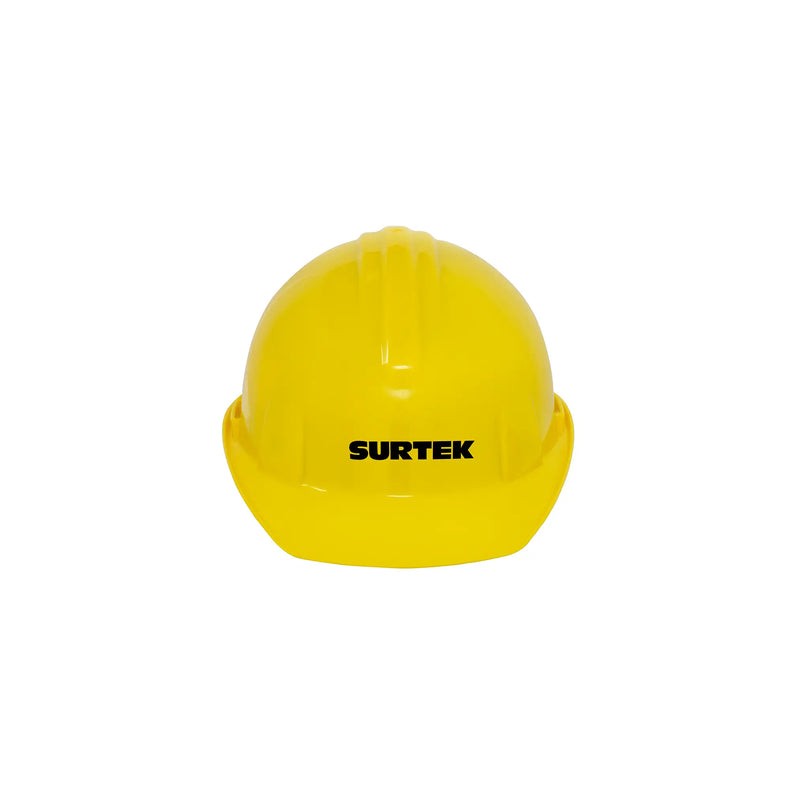 Casco de seguridad con ajuste de intervalos, color amarillo Surtek