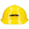 Casco de seguridad con ajuste de intervalos, color amarillo Surtek