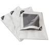 Lona de polietileno reforzada color blanco 6 x 12 m Surtek