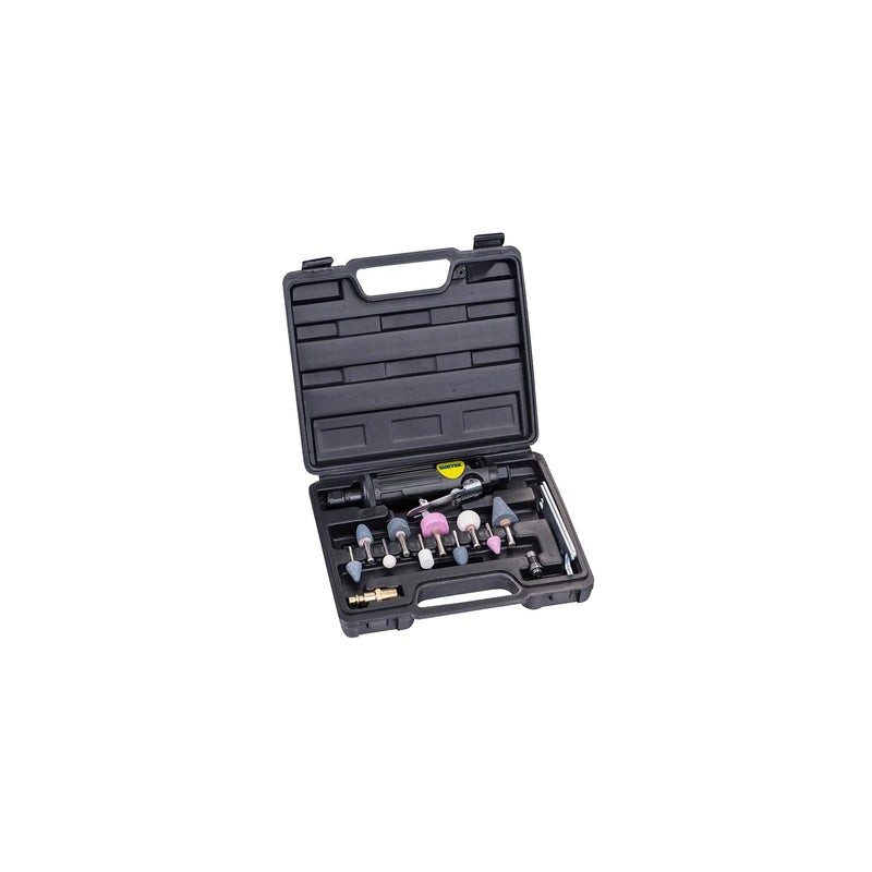 Juego de moto-tool neumático recto con accesorios, 15 piezas Surtek