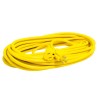Extensión eléctrica uso rudo aterrizada color amarillo, 5 m Surtek