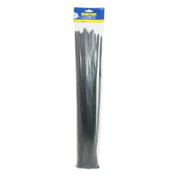 Cinchos plásticos 203 x 3.6 mm, tensión 18 Kg de 50 piezas color negro Surtek