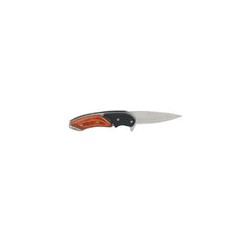 Navaja abatible de acero inoxidable con mango de madera Surtek