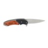 Navaja abatible de acero inoxidable con mango de madera Surtek