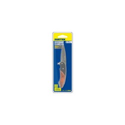 Navaja abatible de acero inoxidable con mango de madera Surtek