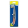 Navaja abatible de acero inoxidable con mango de madera Surtek