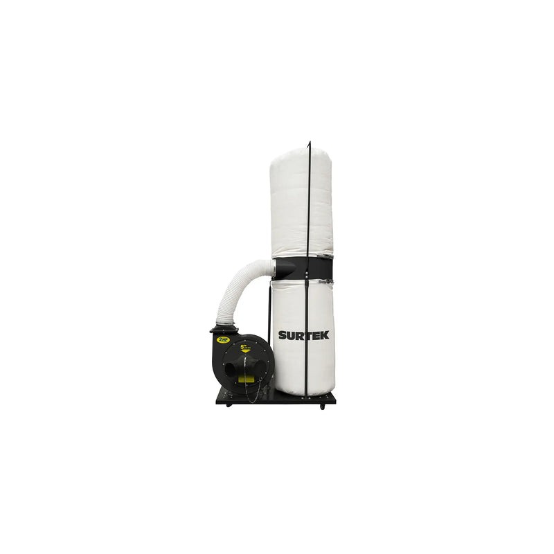 Colector de polvo 2 x 4" 2 HP 120 V, 3400 RPM Surtek