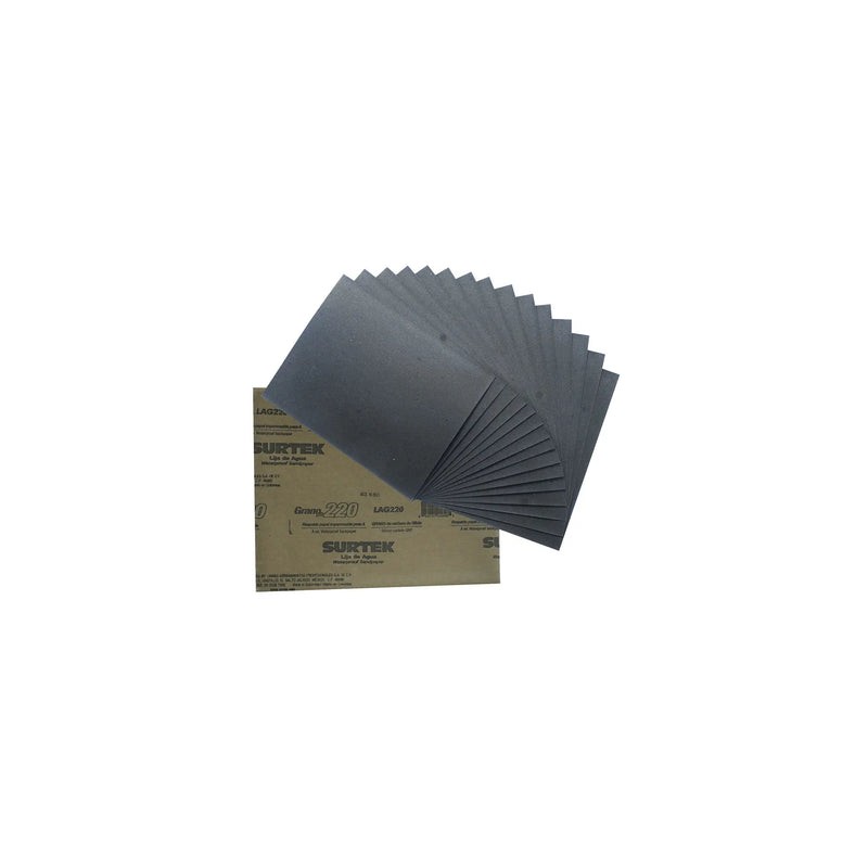 Lija de agua, grano 220 Surtek