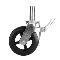 Rodaja de hule para andamio con freno 8" Surtek