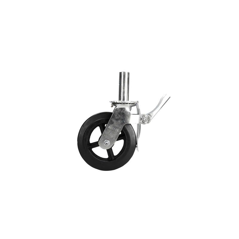Rodaja de hule para andamio con freno 8" Surtek