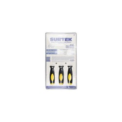 Juego de formones para madera con mango bimaterial Surtek
