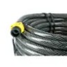 Manguera para jardín tramada gris con conector plásticos 1/2", 20 m Surtek