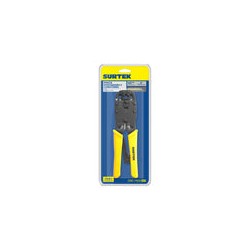 Pinza ponchadora modular 8" para conectores RJ45, RJ12, RJ9 Surtek