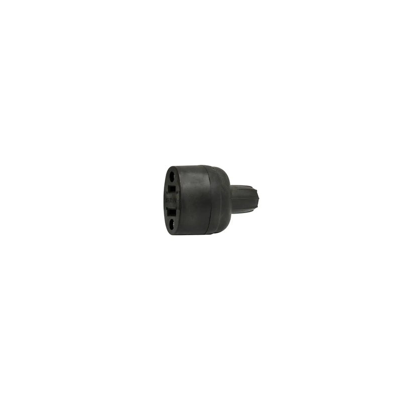 Contacto de hule oval, color negro Surtek