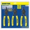 Juego de pinzas para anillos de retención convertibles, 3 piezas Surtek