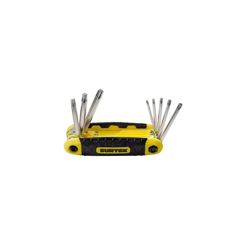Juego de llaves torx tipo navaja, 8 piezas Surtek