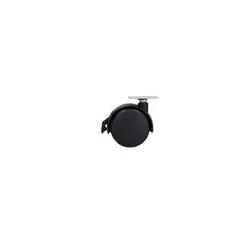 Rodaja tipo yoyo con placa con freno 50 mm Surtek