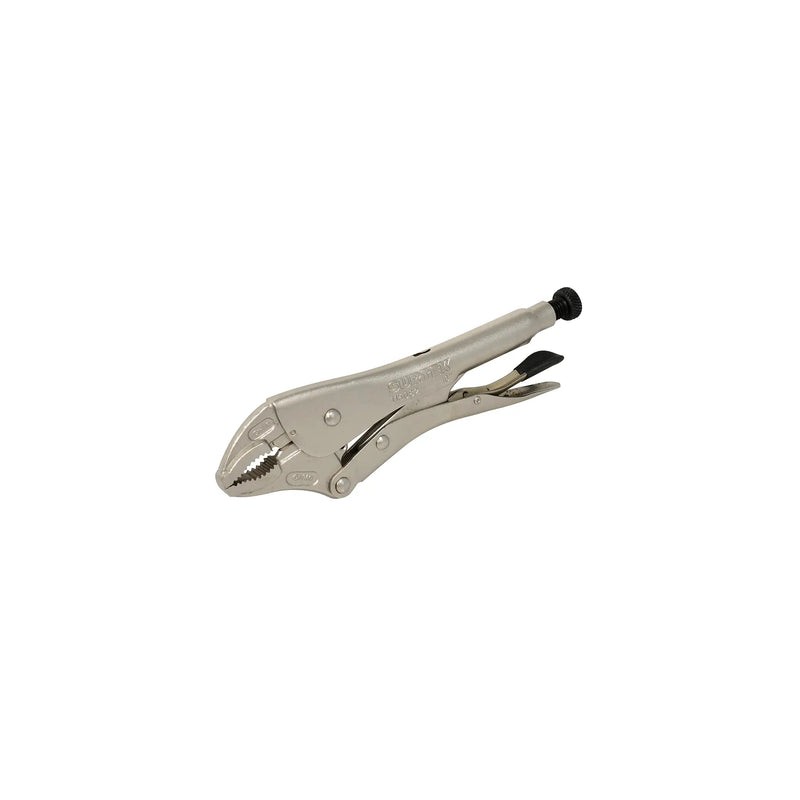 Pinza de presión de 10" quijada curva Surtek