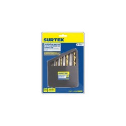 Juego de extractor para tornillos con brocas, 10 piezas Surtek
